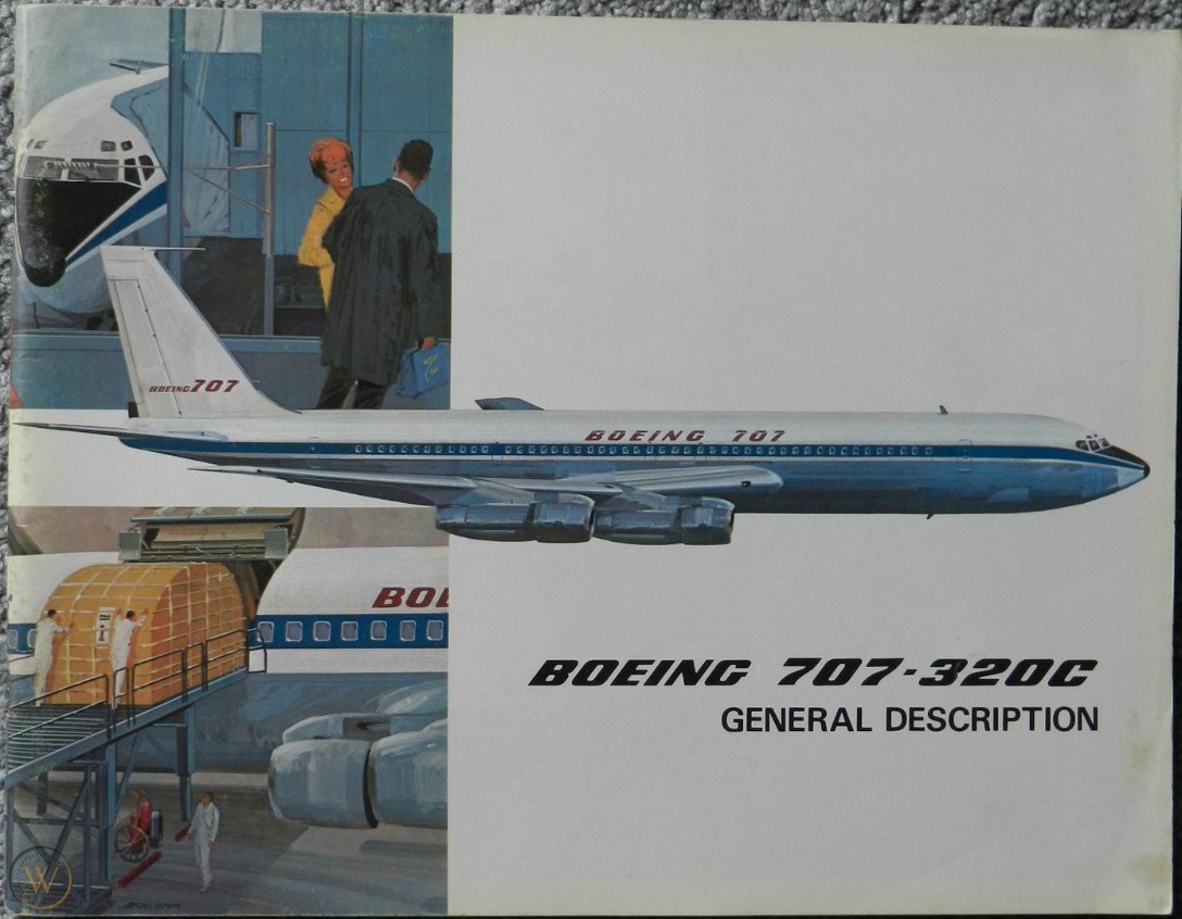 Boeing 707-320C general discription drawing