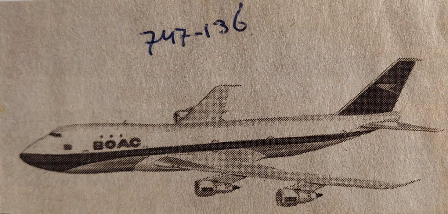 Boeing 747-136 | BOAC