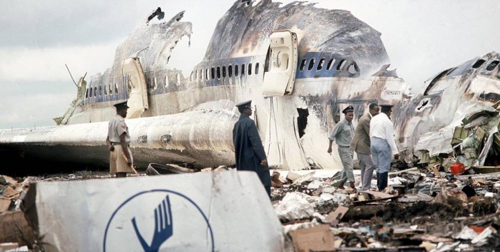 Boeing 747-100 | Lufthansa | D-ABYB | burned out wrackage