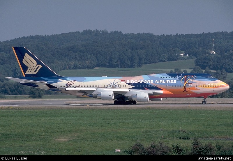 Boeing 747-412 | Singapore Airlines | 9V-SPK | Zurich-Kloten airport