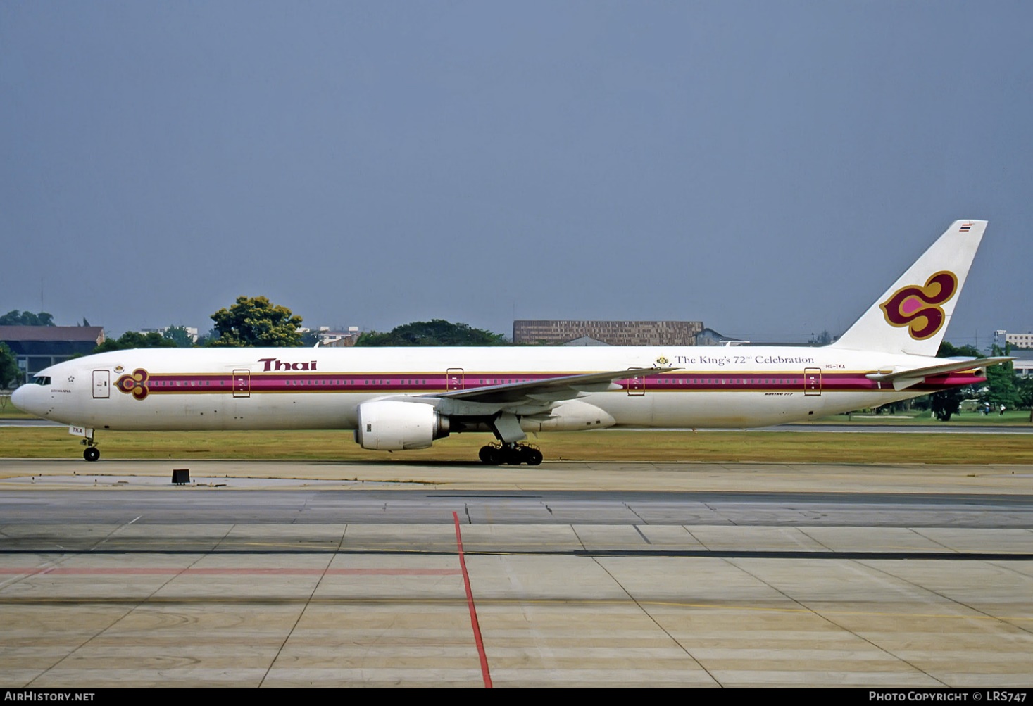 Aircraft Photo of HS-TKA | Boeing 777-3D7 | Thai Airways International | AirHistory.net #281790