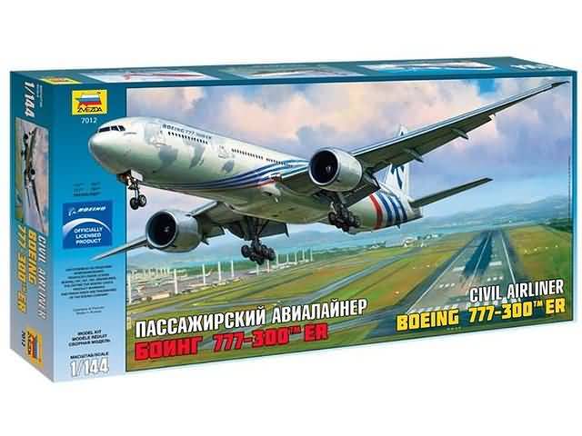 1/144 Boeing 777-300 ER # Zvezda 7012 - Modelbouw Krikke