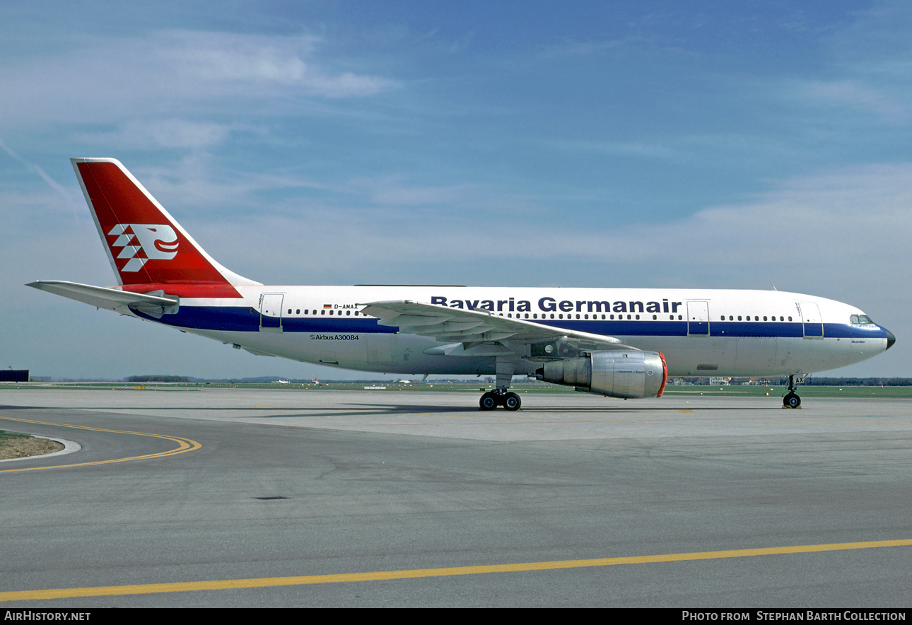 Aircraft Photo of D-AMAX | Airbus A300B4-103 | Bavaria Germanair |  AirHistory.net #356492