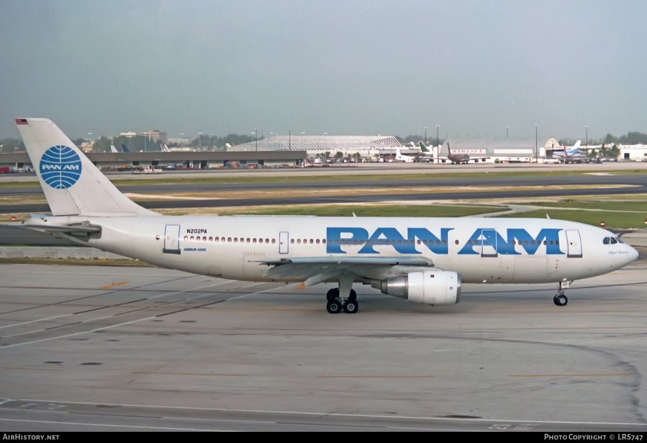 Aircraft Photo of N202PA | Airbus A300B4-203 | Pan American World Airways - Pan  Am |