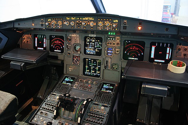 Airbus A320-214 | The inside of an airplane cockpit | EC-HHA
