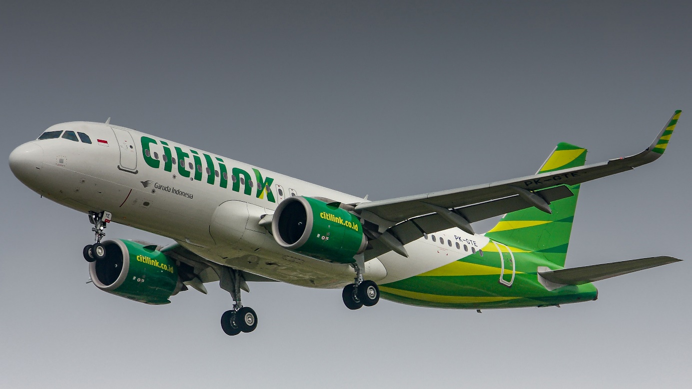 Citilink Airbus A320-251N | PK-GTE