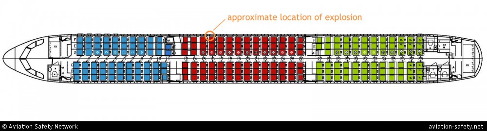 Airbus A321-100 | Daallo Airlines | SX-BHS | A321 cabin layout