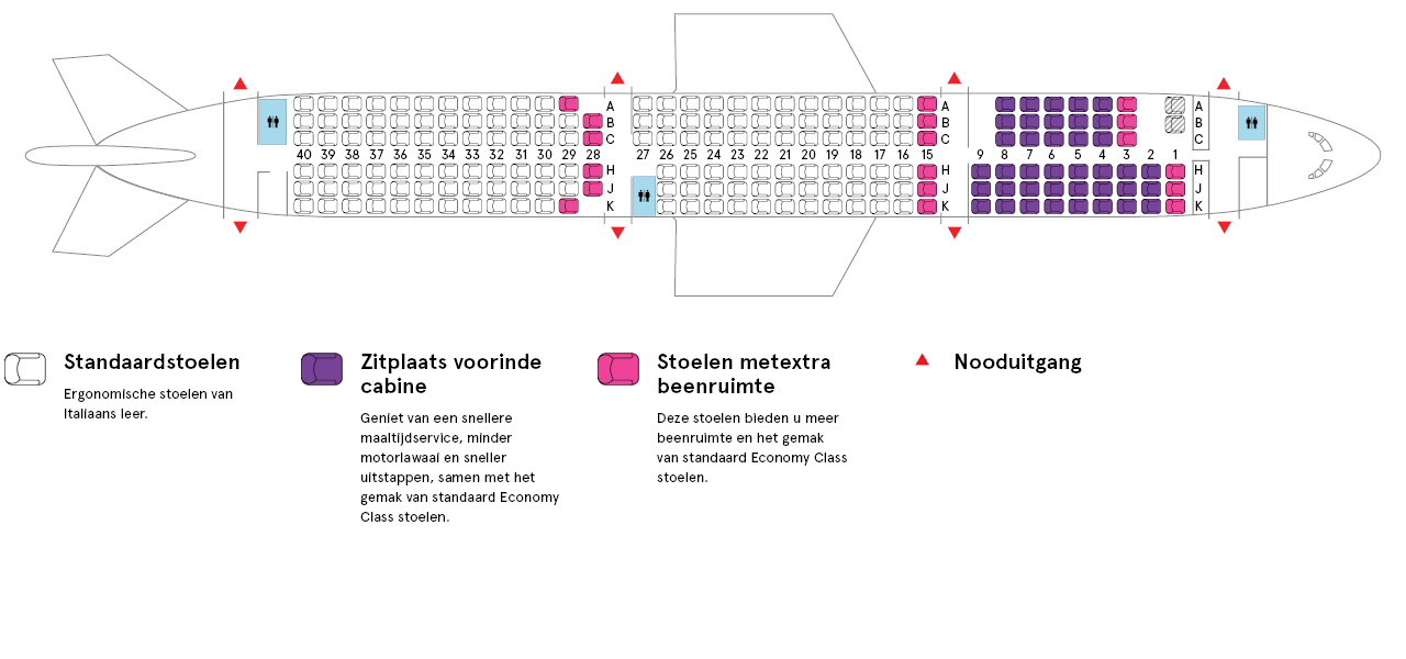 Airbus A321-200 | Air Transat | cabin layout