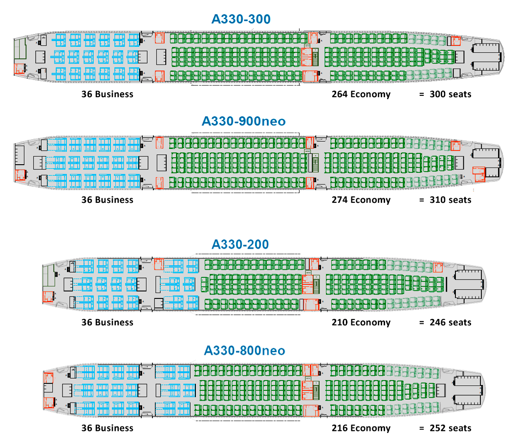 Final A330neo analysis; cabin improvements gives the A330neo gains over  today's A330 - Leeham News and Analysis