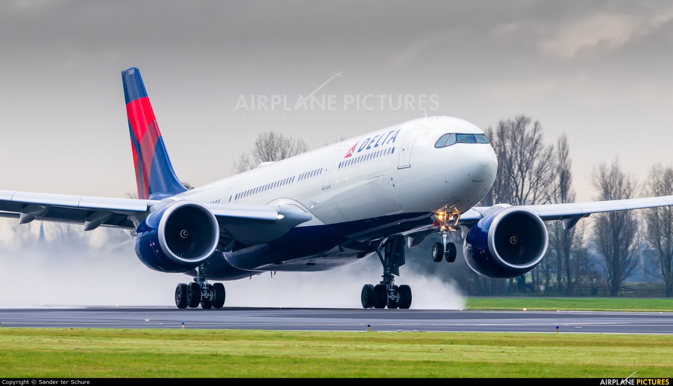 N405DX - Delta Air Lines Airbus A330-900 at Amsterdam - Schiphol | Photo ID  1376816 | Airplane-Pictures.net