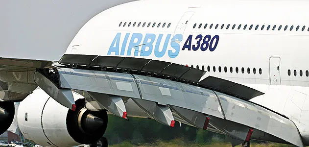 Airbus A380-800 | spoilers and trailing edge flaps