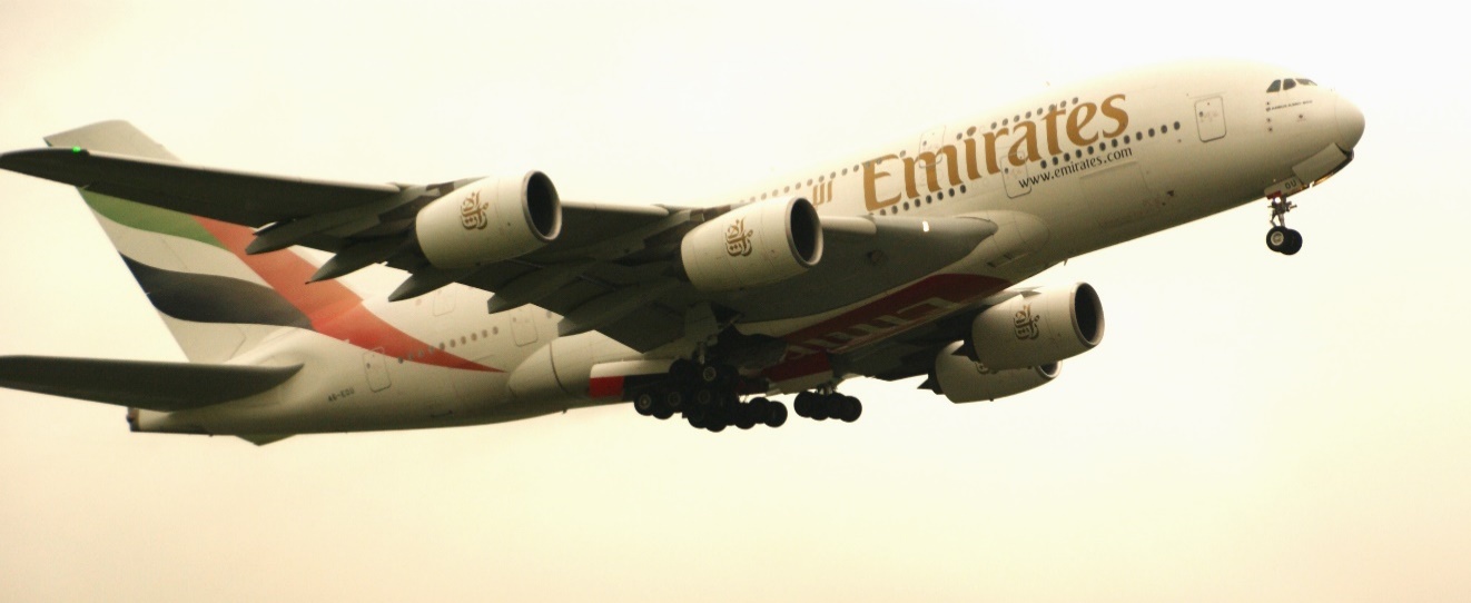 Airbus A380-800 | Emirates | A6-EOU | taking off from Schiphol (c) bvdz