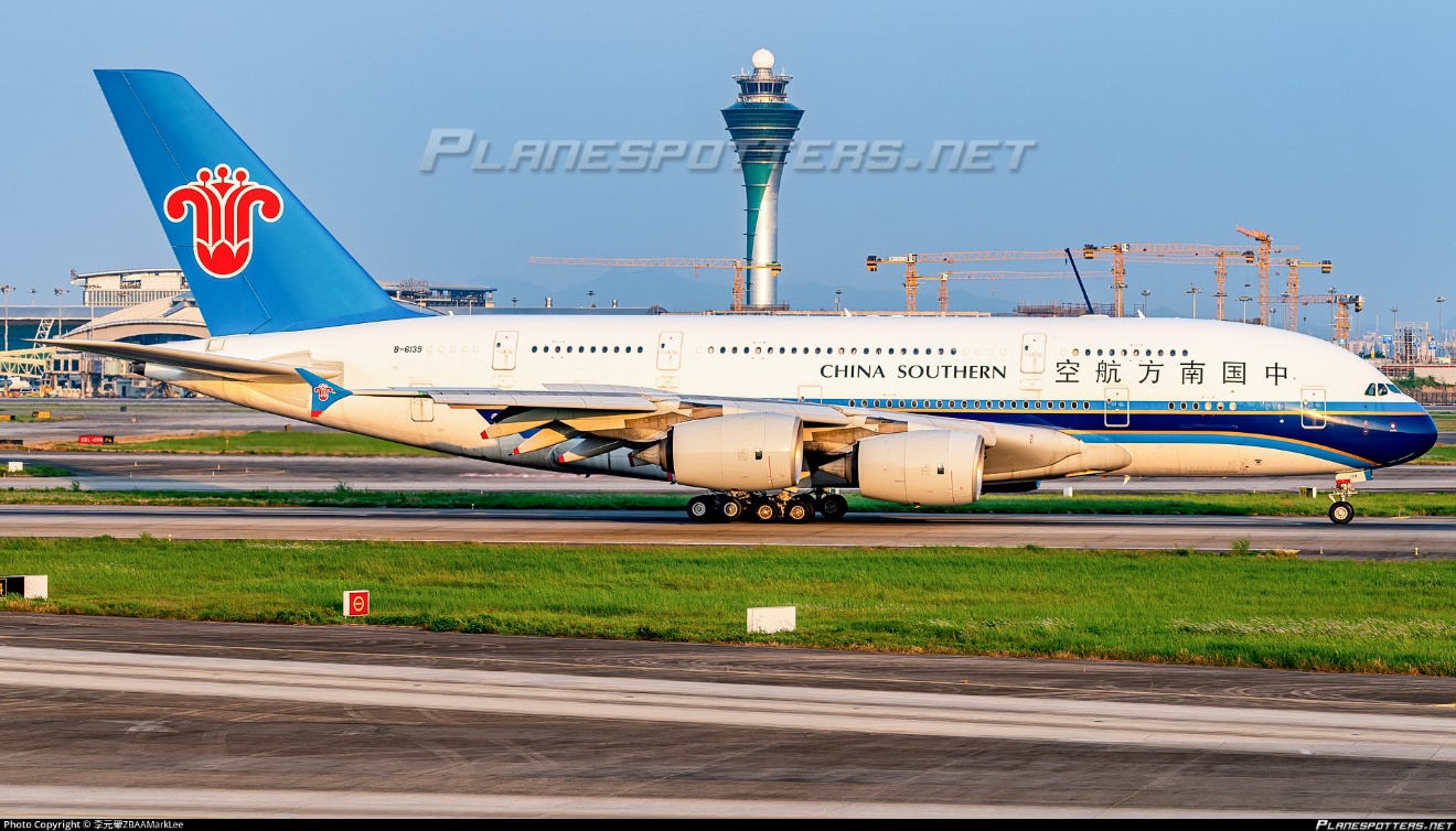 B-6139 China Southern Airlines Airbus A380-841 photographed at Guangzhou Baiyun (CAN / ZGGG) by ZBAAMarkLee 