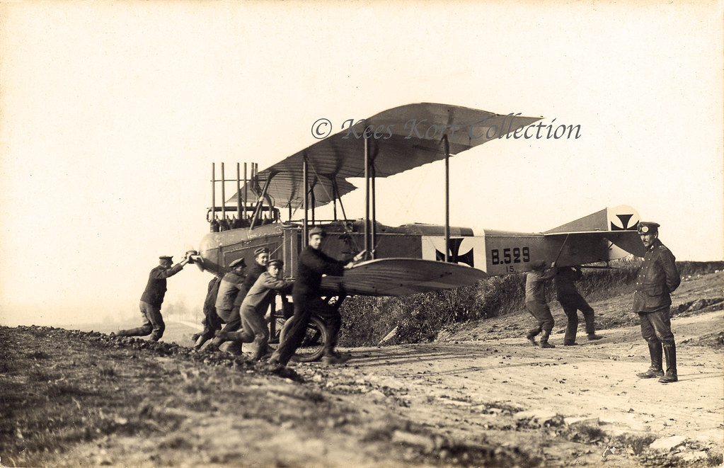 Aviatik B.II [B 529/15] in the field [Germany, 1915] | Flickr