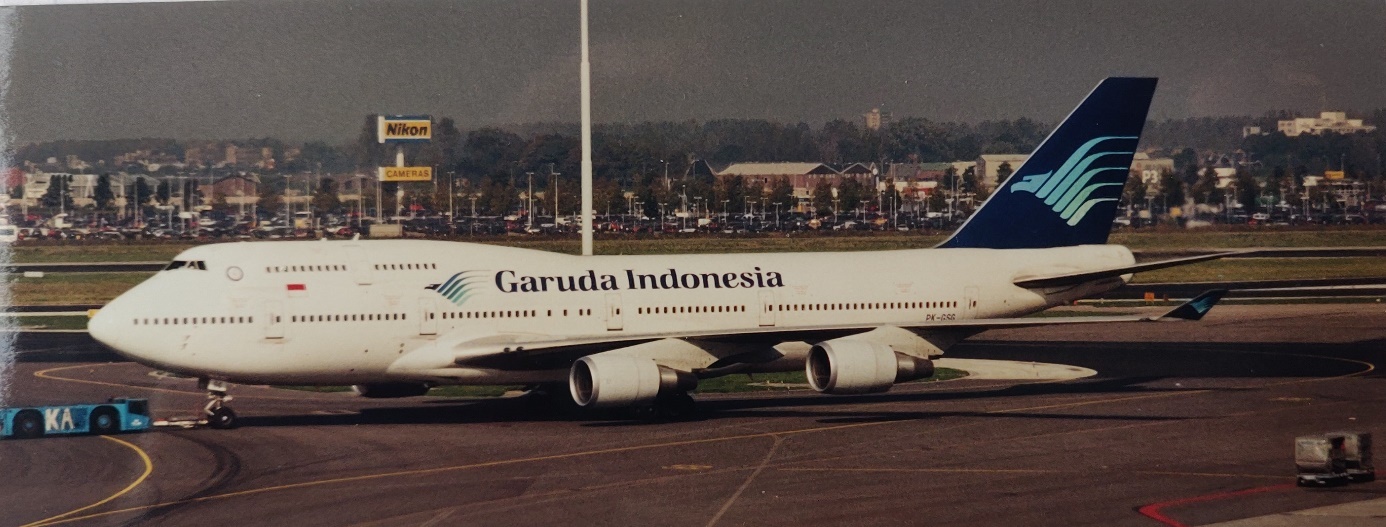 Boeing 747-400 | Garuda | PK-GSG | Schiphol