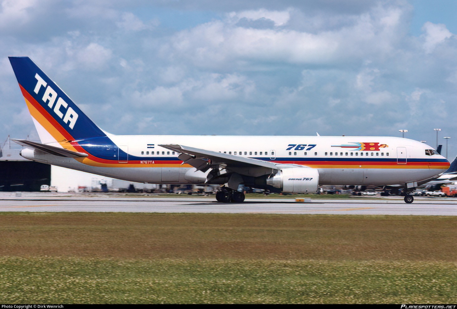 N767TA TACA International Airlines Boeing 767-2S1 photographed at Miami International (MIA / KMIA) by Dirk Weinrich