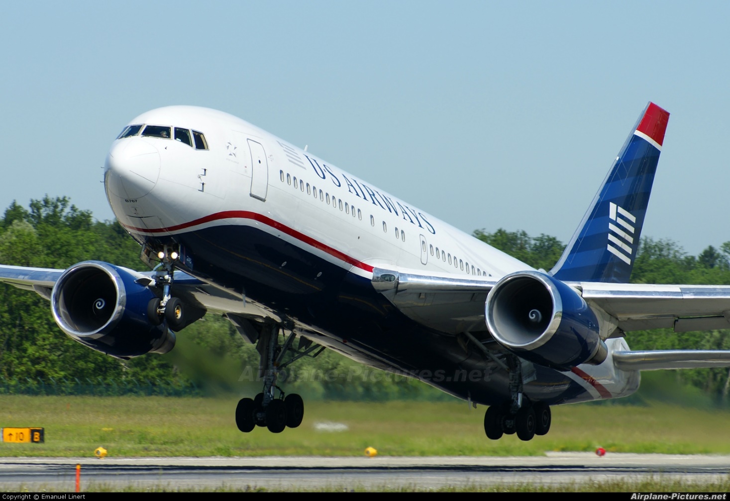 US Airways Boeing 767-200ER (N245AY) by Emanuel Linert (Zurich, Switzerland)