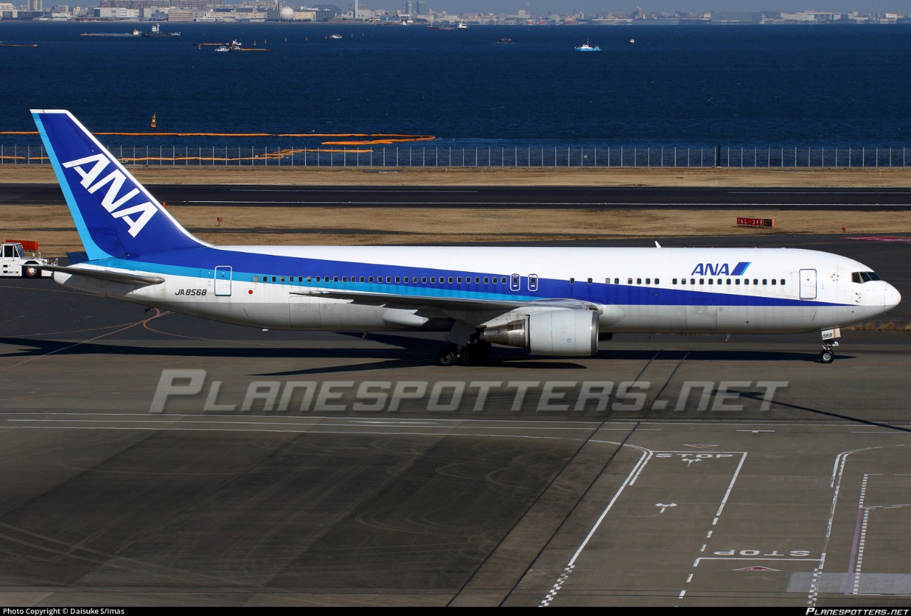 JA8568 All Nippon Airways Boeing 767-381 photographed at Tokyo Haneda (HND / RJTT) by Daisuke S/Imas