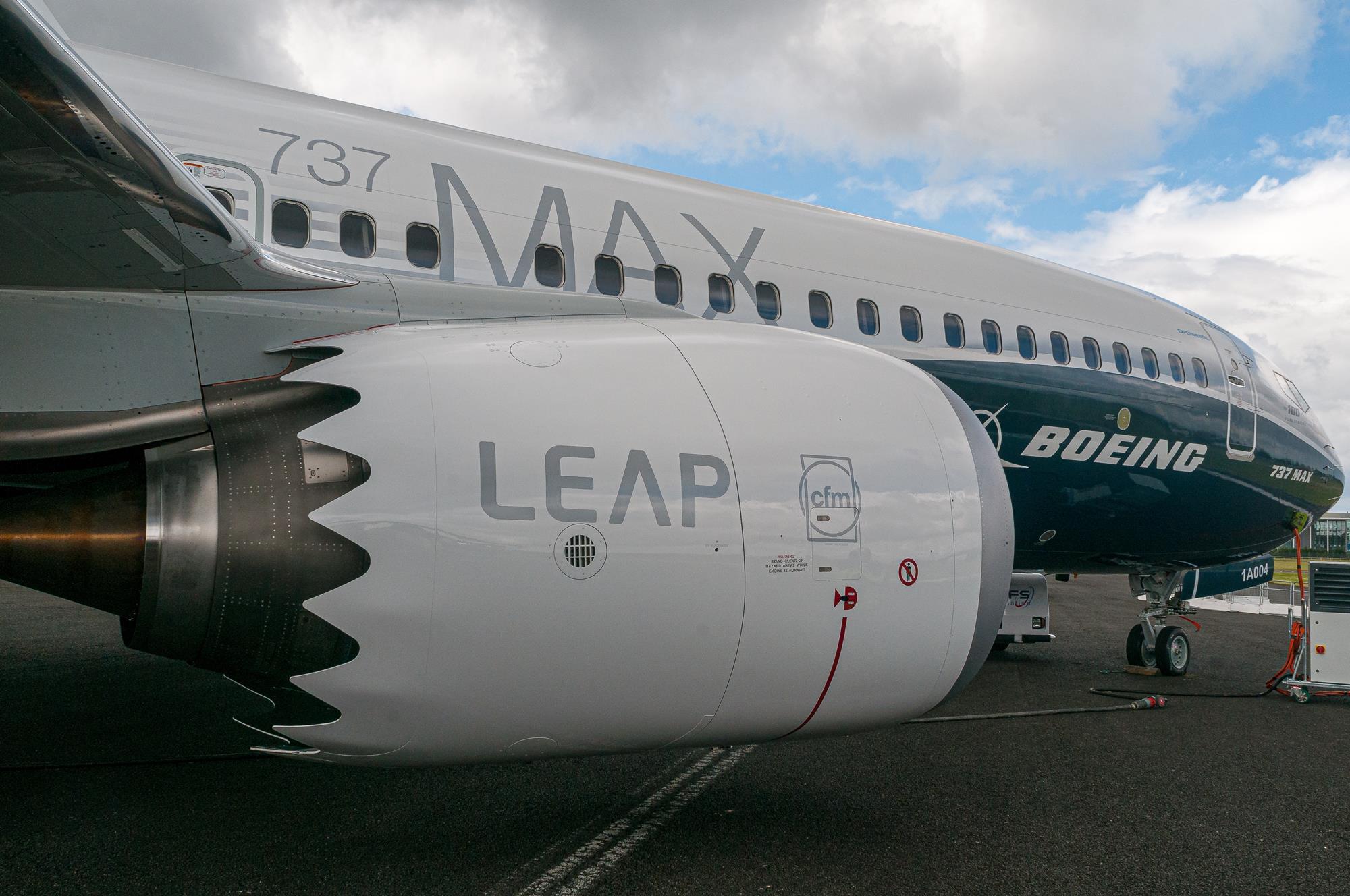 CFM LAEP engine attached to a 737MAX | Safran forecasts soaring Leap-1B output for 737 Max in coming years | News  | Flight Global