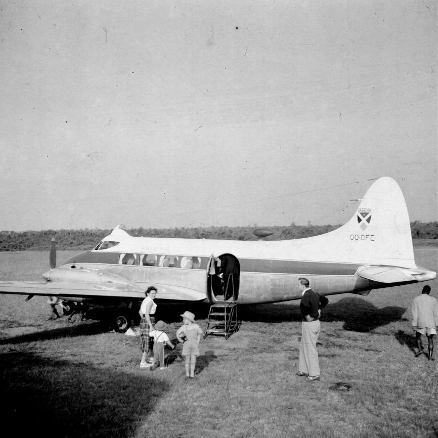 Victor au Congo | Goma, 1953 - de Havilland DH 104-Dove OO-CFE van Sabena