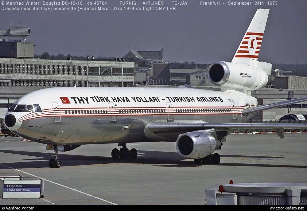 McDonnel Douglas DC-10-10 | Turkish Airlines | TC-JAV | Frankfurt September 1973