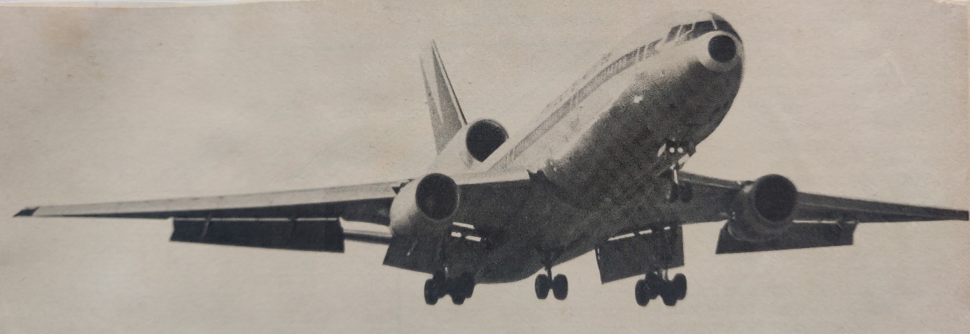 McDonnel Douglas DC-10-30 landing with full flaps | Unknown airline