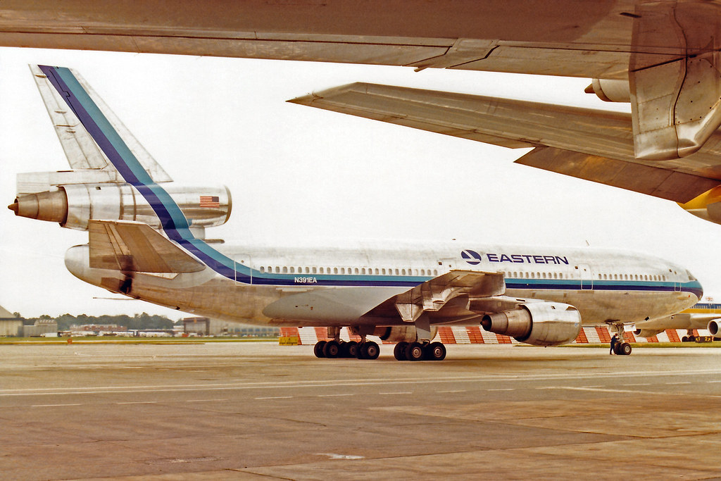 N391EA Douglas DC-10-30 Eastern Airlines LGW 31JUL85 | Flickr