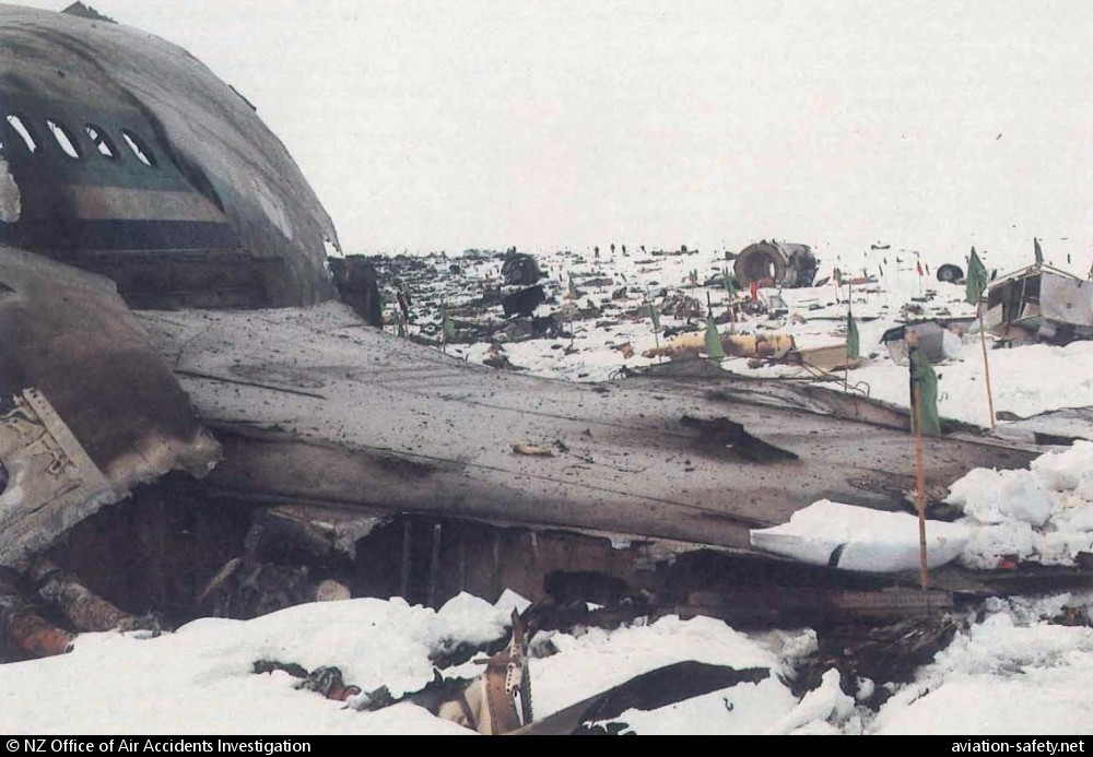 McDonnel Douglas DC-10-30 | Air New Zealand | ZK-NZP | photo of crash site November 1979 Antarctica