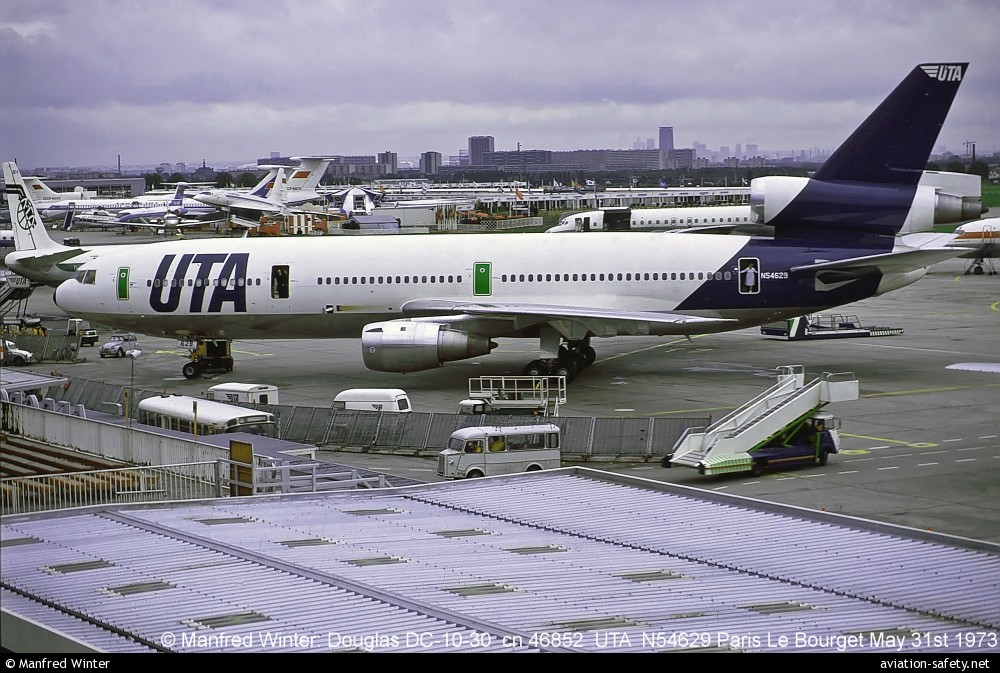 McDonnel Douglas DC-10-30 | UTA | N54629 | Le Bourget Paris Air Salon May 1973