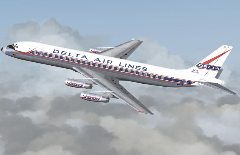 Douglas DC-8-10 | Delta Airlines | painting