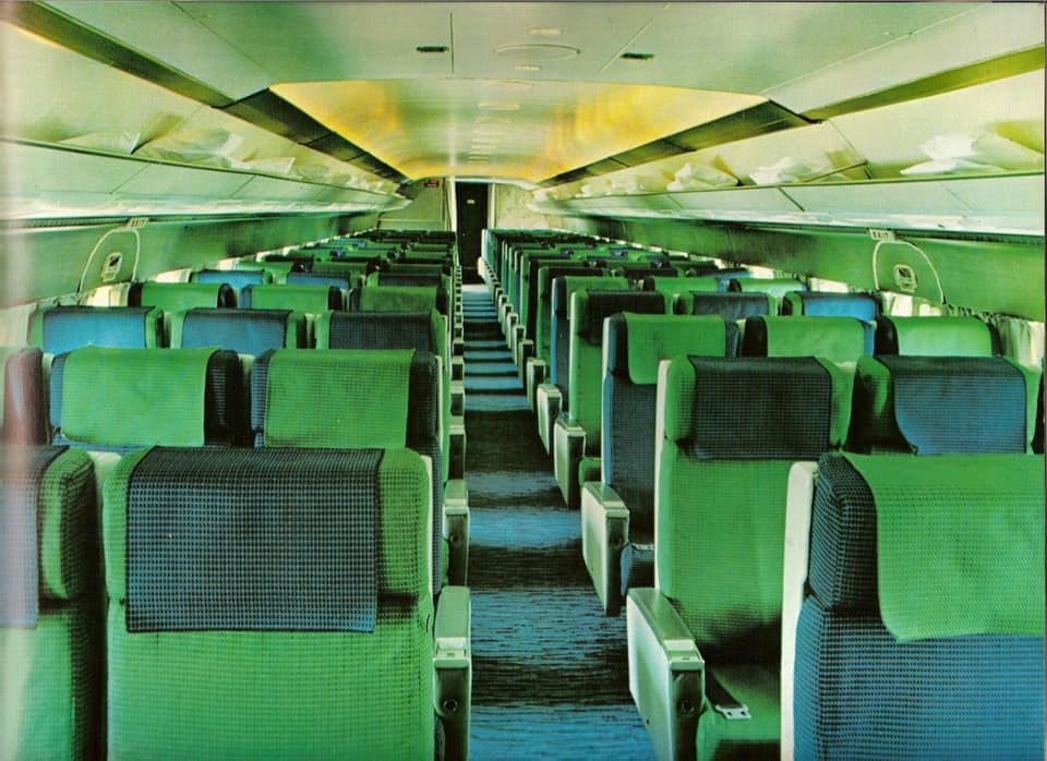 Eastern Airlines DC-8-21 cabin | Airline interiors, Airplane interior,  Aircraft interiors