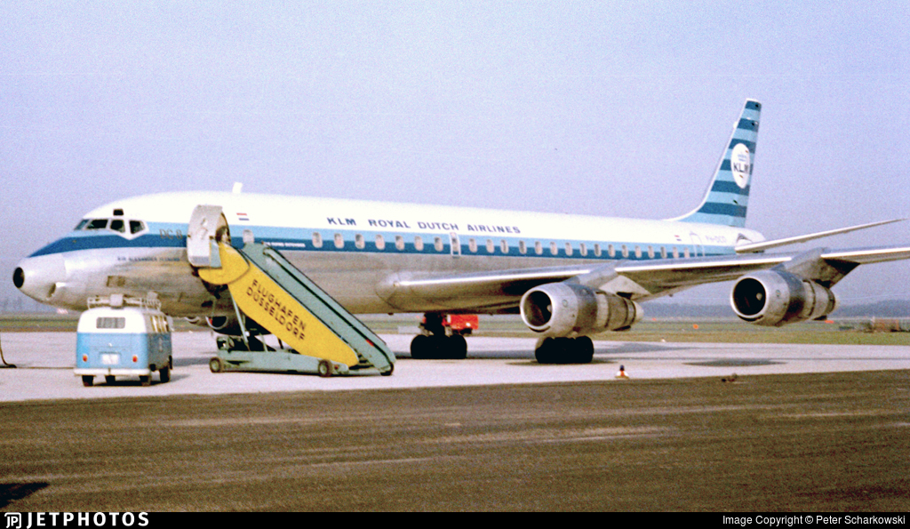 PH-DCO - Douglas DC-8-53 - KLM Royal Dutch Airlines | with Volkswagen T1 van in front