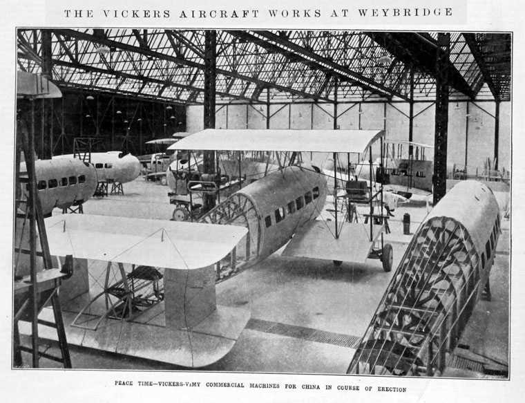 Vickers Aircraft: Vimy - Graces Guide