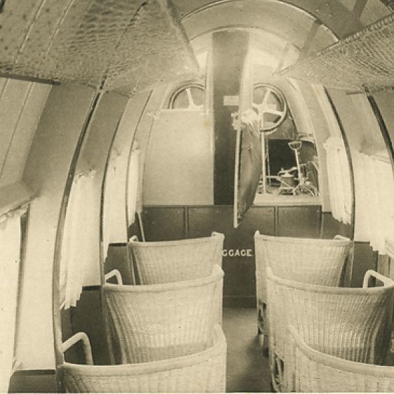 The cabin interior of Vickers Vimy Commercial, G-EASI, C? #13096098