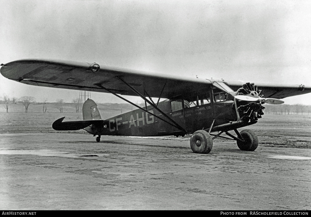 Aircraft Photo of CF-AHG | Fairchild 61 FC-2W-2 | Canadian Colonial Airways  | AirHistory.net #9880