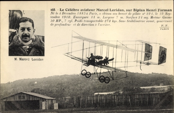Ansichtskarte / Postkarte Le Celebre aviateur Marcel | akpool.de