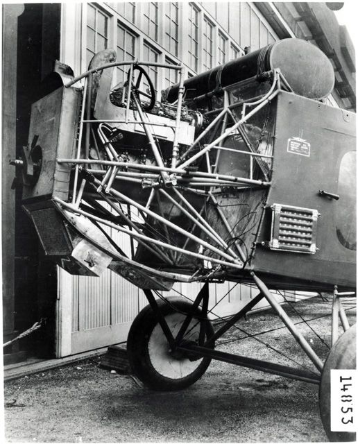 September 11, 1922. Fokker T-2 at McCook Airfield in Dayton, OH  photographed with propeller and outer skin remov | Air and space museum,  Aviation history, Aviation