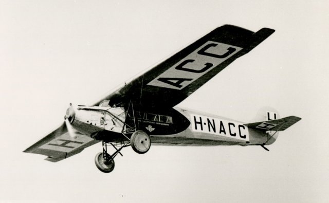 2161_026552, Fokker F.VII in de kleuren van de KLM. -