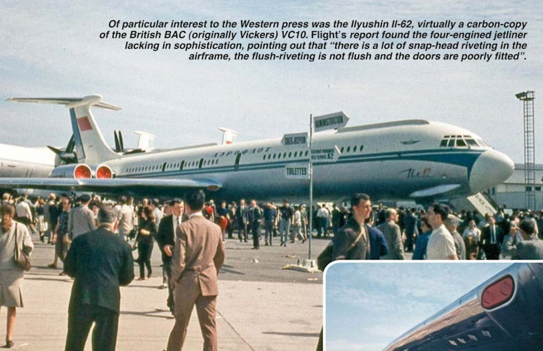 Ilyushin Il-62 | Le Bourget | CCCP-06176 | Paris Air Salon 1965 | air inlet close-up