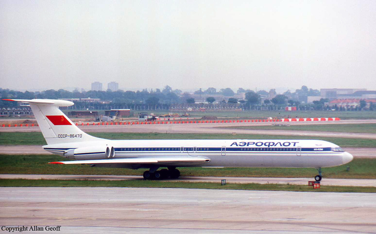 Ilyushin Il-62M | Aeroflot | CCCP-86470 | taxiing at the runway