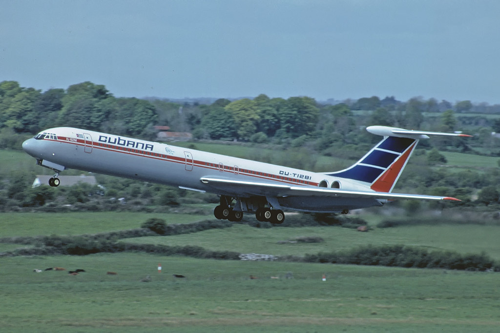 ILYUSHIN IL62M CU-T1281 CUBANA | Taking off RW24 at Shannon | Flickr