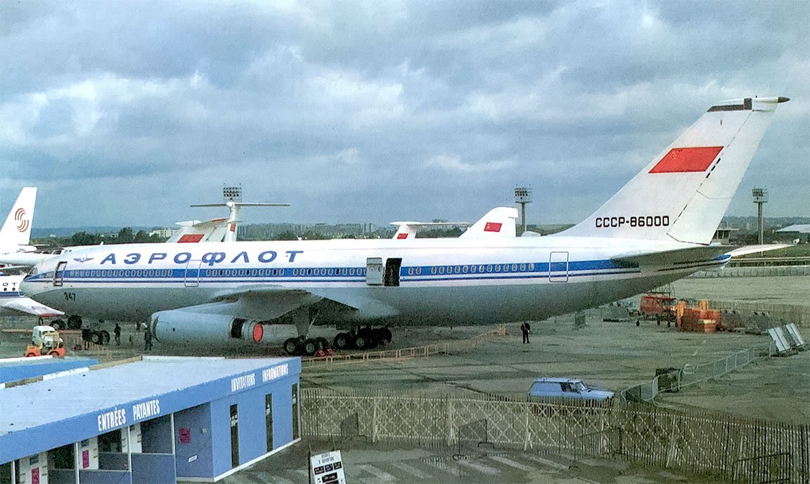 Ilyushin Il-86 | Aeroflot | CCCP-86000| IL-86 exhibited at the 1977 Paris Air Show