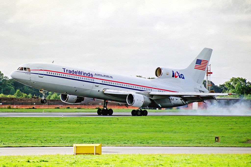 N75AA 1 Lockheed L1011 Tristar 200 Tradewinds Airlines MAN | Flickr