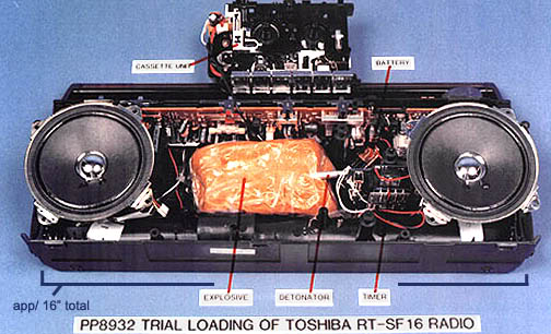 THE METAMORPHOSE OF THE PAN AM 103 RADIO BOMB  08/10/1988 | Diary of a  Vengeance Foretold | Lockerbie | Boeing 747-100 | Toshiba RT8016