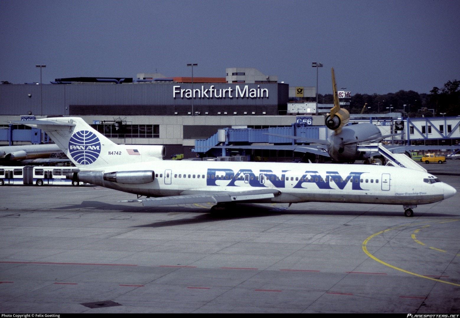 N4742 Pan Am Boeing 727-235 photographed at Frankfurt Rhein-Main (FRA / EDDF) by Felix Goetting