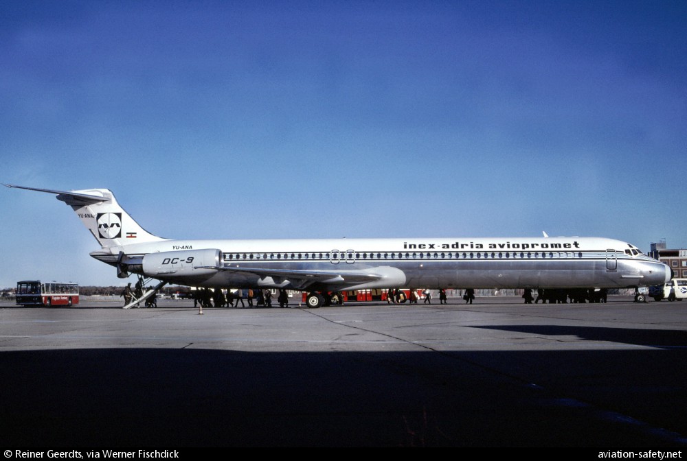 McDonnel Douglas MD-81 | Inex-Adria Aviopromet | YU-ANA 