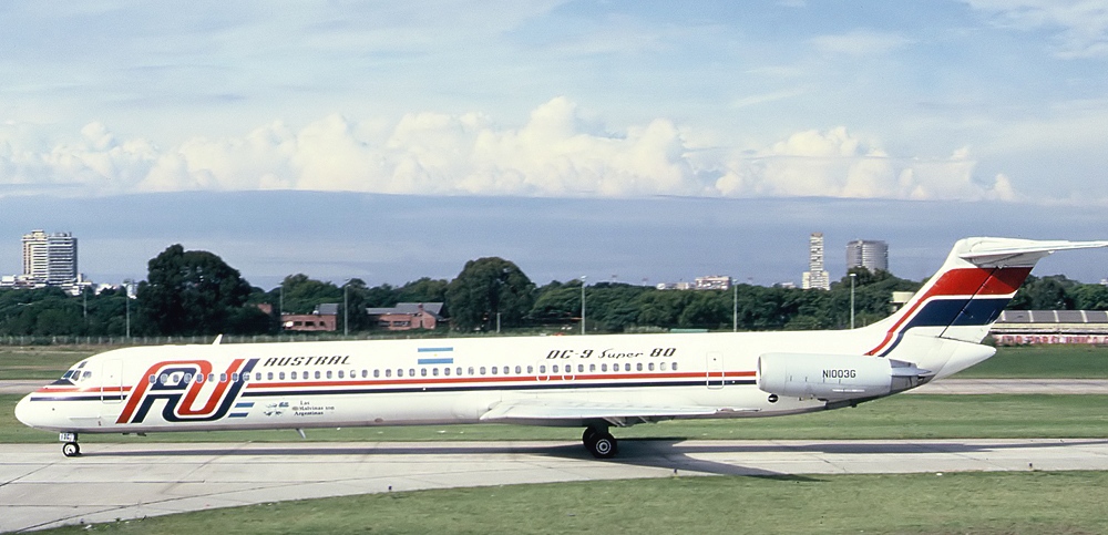 McDonnel Douglas MD-81 | Austral Lineas Aereas | N1003G