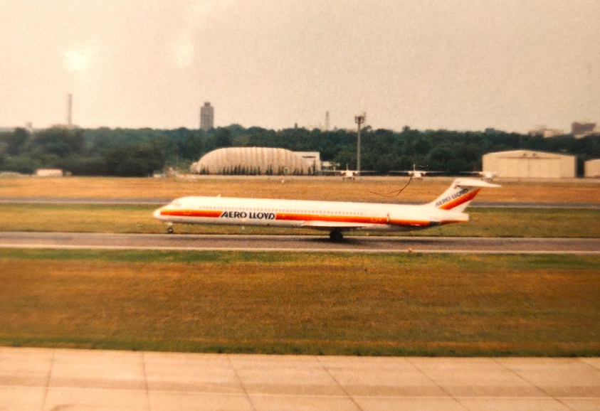 McDonnel Douglas MD-83 | Aero Lloyd | MD-83 taking off from Berlin Tegel airport