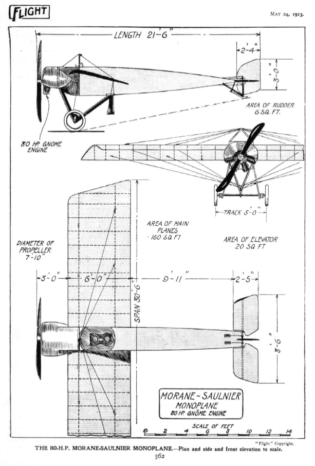 FLIGHT, No. 230 (No. 21, Vol. V., 24 May 1913 at Page 562