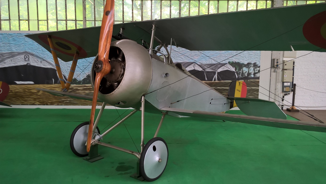 Nieuport 23 on display in the Royal Military Museum, Brussel reg.5924,(c) bvdz
